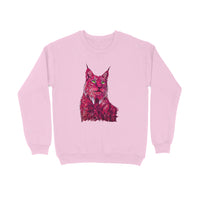 Stepevoli Clothing - Sweatshirt (Unisex) - Roar Of The Fuchsia Lion (6 Colours)