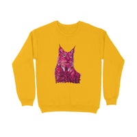 Stepevoli Clothing - Sweatshirt (Unisex) - Roar Of The Fuchsia Lion (6 Colours)