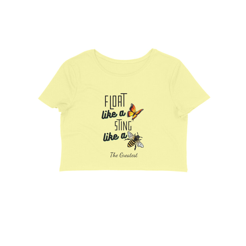 Stepevoli Clothing - Crop Top (Women) - Bee The Greatest (10 Colours)