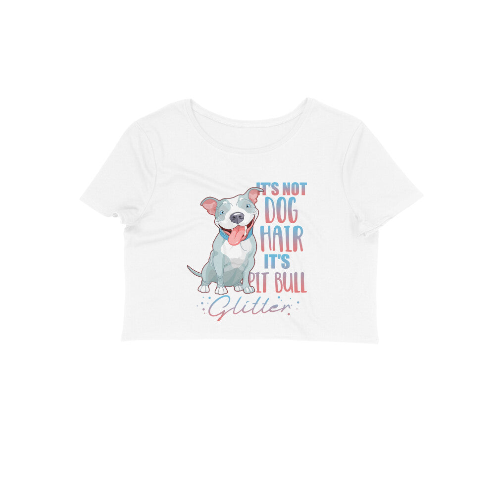 Stepevoli Clothing - Crop Top (Women) - Pitbull Glitter (11 Colours)