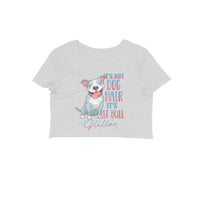 Stepevoli Clothing - Crop Top (Women) - Pitbull Glitter (11 Colours)