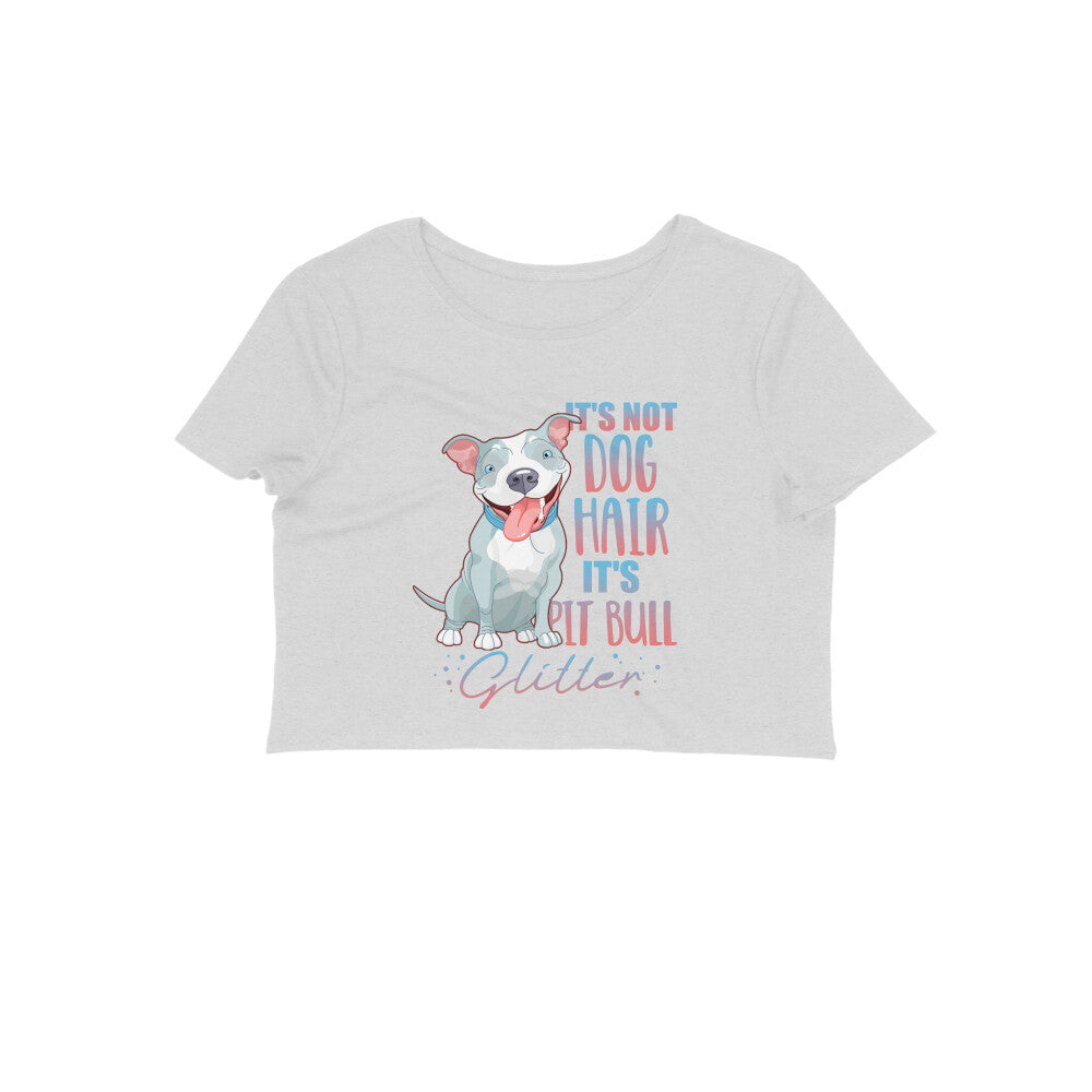 Stepevoli Clothing - Crop Top (Women) - Pitbull Glitter (11 Colours)