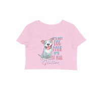 Stepevoli Clothing - Crop Top (Women) - Pitbull Glitter (11 Colours)