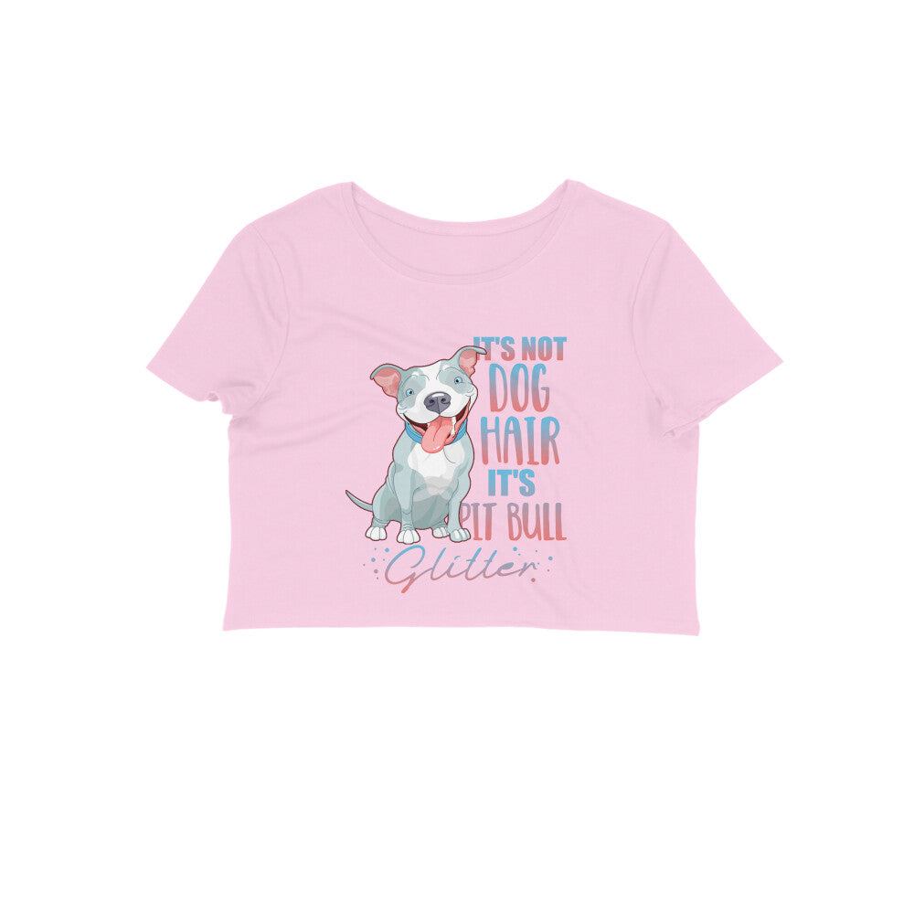 Stepevoli Clothing - Crop Top (Women) - Pitbull Glitter (11 Colours)