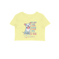 Stepevoli Clothing - Crop Top (Women) - Pitbull Glitter (11 Colours)