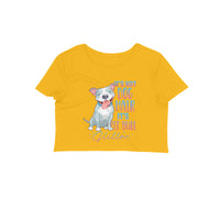 Stepevoli Clothing - Crop Top (Women) - Pitbull Glitter (11 Colours)