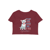 Stepevoli Clothing - Crop Top (Women) - Pitbull Glitter (11 Colours)