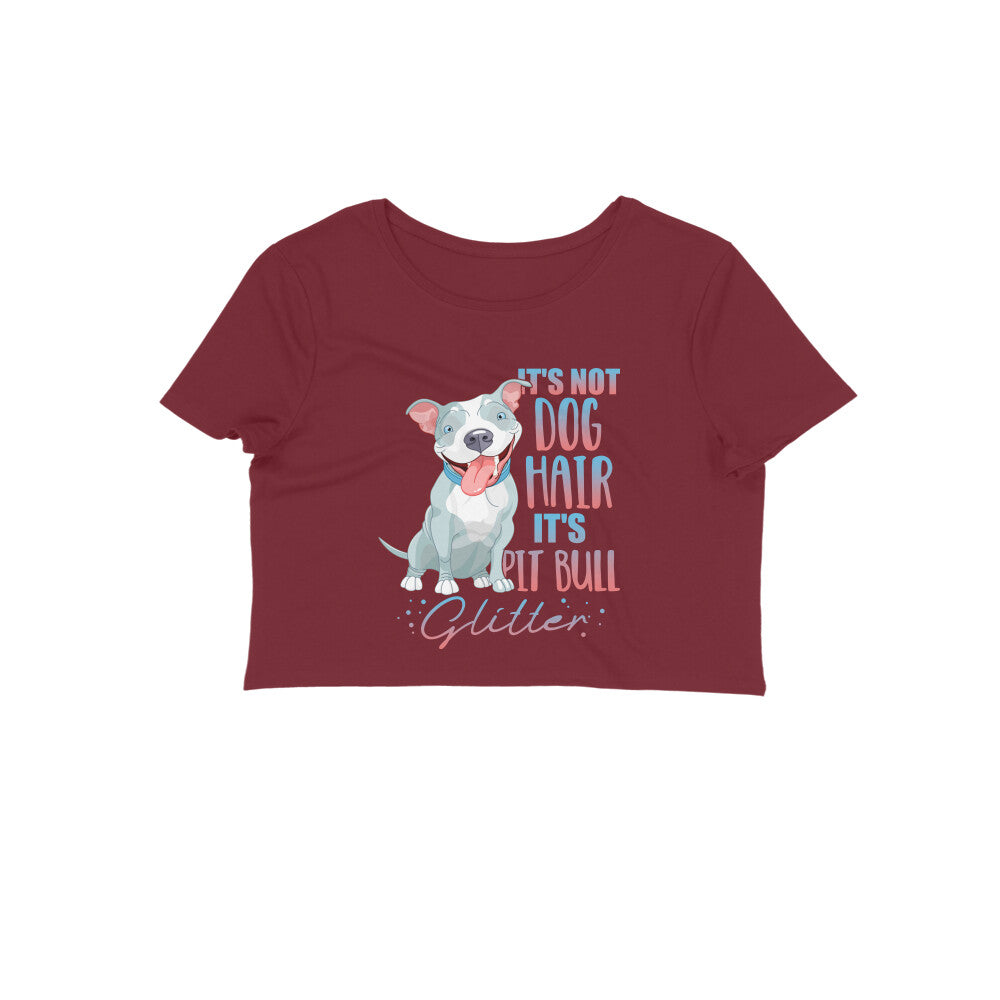 Stepevoli Clothing - Crop Top (Women) - Pitbull Glitter (11 Colours)