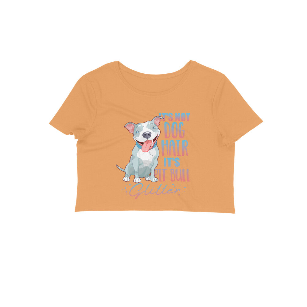 Stepevoli Clothing - Crop Top (Women) - Pitbull Glitter (11 Colours)