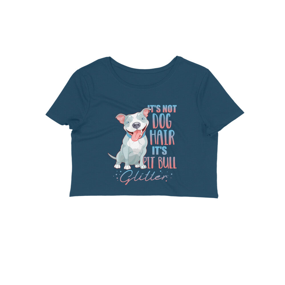 Stepevoli Clothing - Crop Top (Women) - Pitbull Glitter (11 Colours)