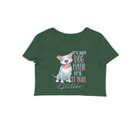 Stepevoli Clothing - Crop Top (Women) - Pitbull Glitter (11 Colours)