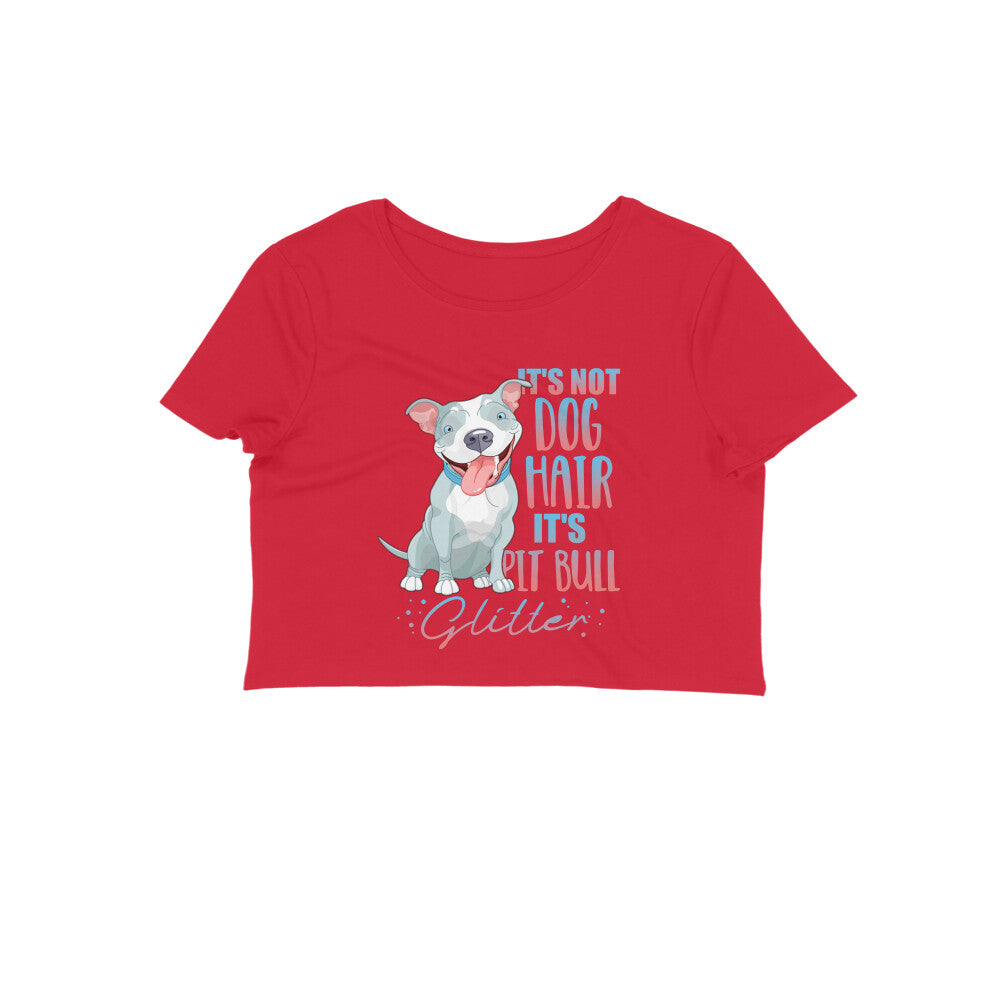 Stepevoli Clothing - Crop Top (Women) - Pitbull Glitter (11 Colours)