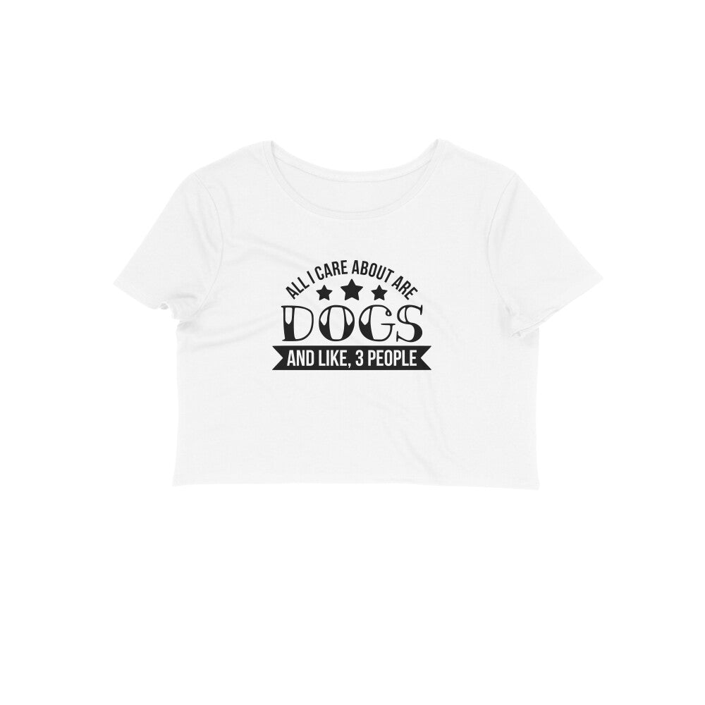 Stepevoli Clothing - Crop Top (Women) - Dogs Are My Life (11 Colours)