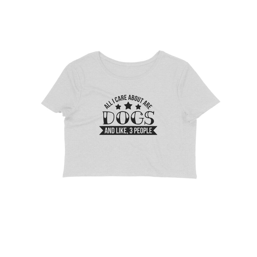 Stepevoli Clothing - Crop Top (Women) - Dogs Are My Life (11 Colours)