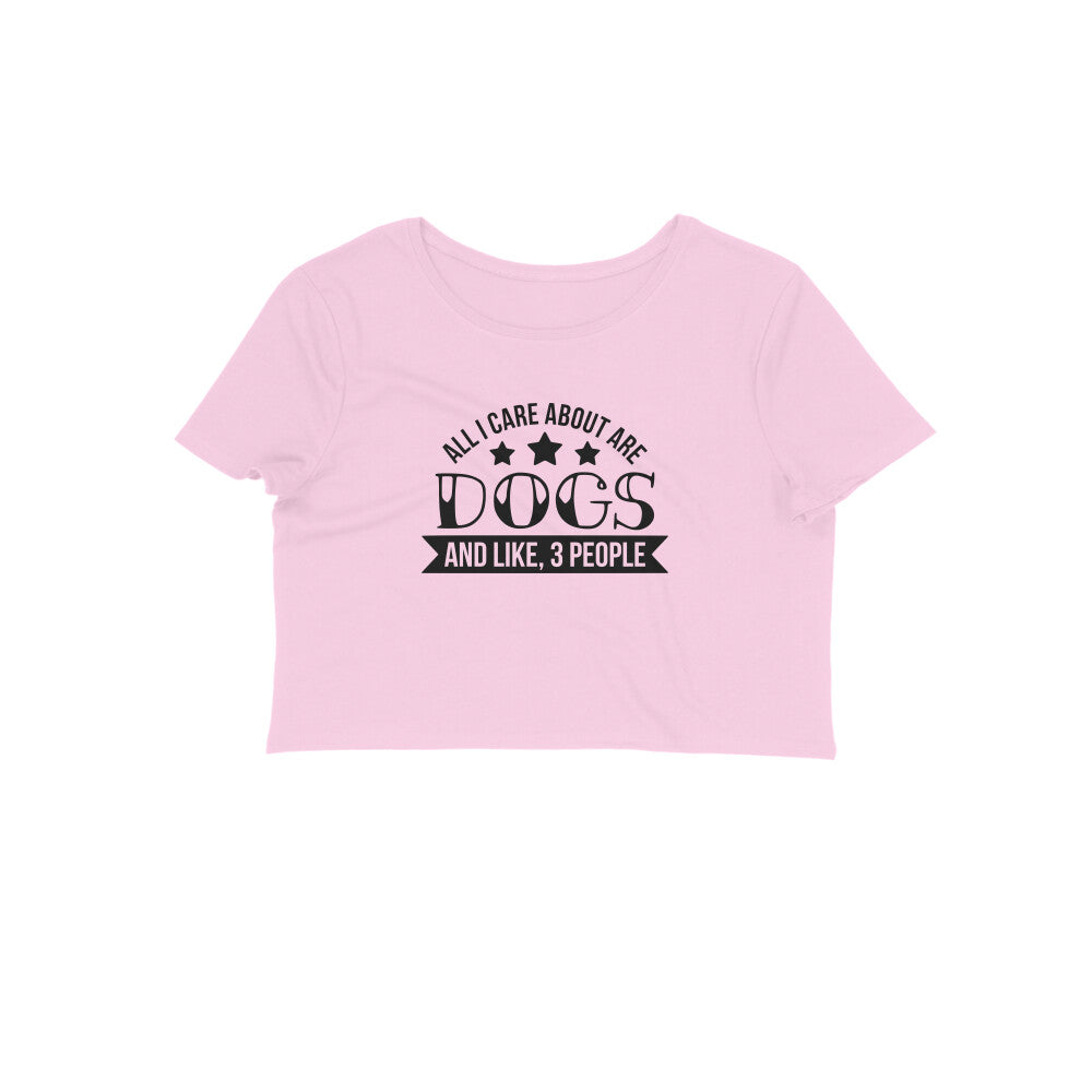 Stepevoli Clothing - Crop Top (Women) - Dogs Are My Life (11 Colours)