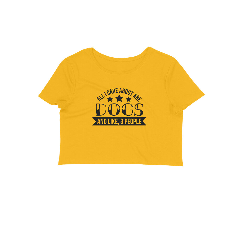 Stepevoli Clothing - Crop Top (Women) - Dogs Are My Life (11 Colours)