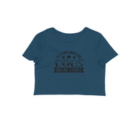 Stepevoli Clothing - Crop Top (Women) - Dogs Are My Life (11 Colours)