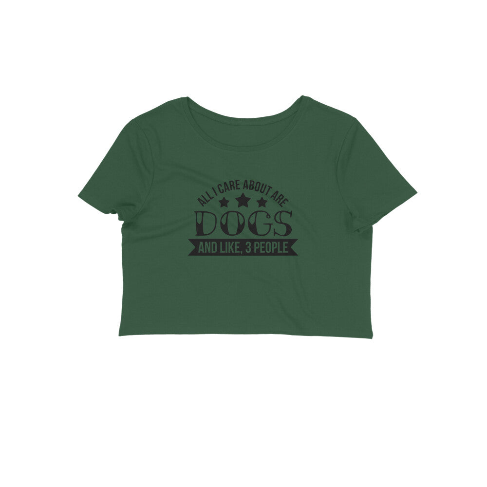 Stepevoli Clothing - Crop Top (Women) - Dogs Are My Life (11 Colours)