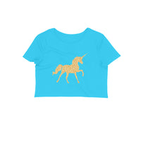 Stepevoli Clothing - Crop Top (Women) - Mystical Unicorn (9 Colours)