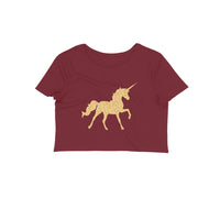 Stepevoli Clothing - Crop Top (Women) - Mystical Unicorn (9 Colours)