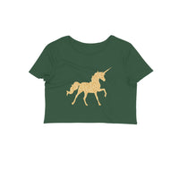 Stepevoli Clothing - Crop Top (Women) - Mystical Unicorn (9 Colours)