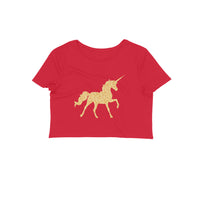 Stepevoli Clothing - Crop Top (Women) - Mystical Unicorn (9 Colours)