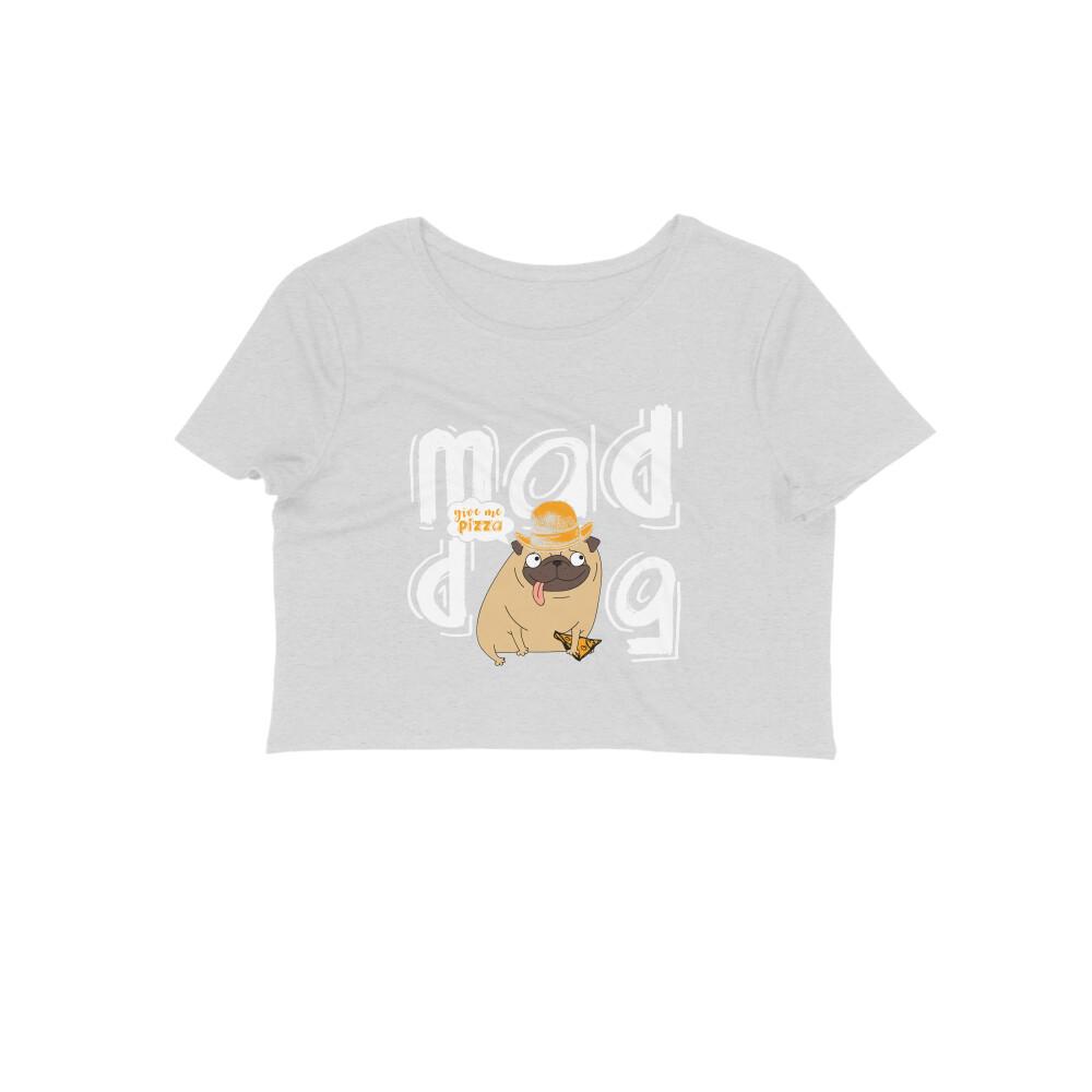Stepevoli Clothing - Crop Top (Women) - Pizza Pug (10 Colours)
