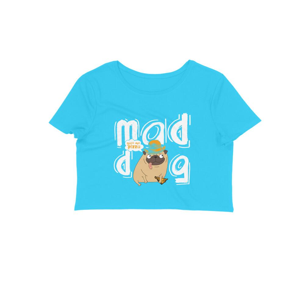 Stepevoli Clothing - Crop Top (Women) - Pizza Pug (10 Colours)