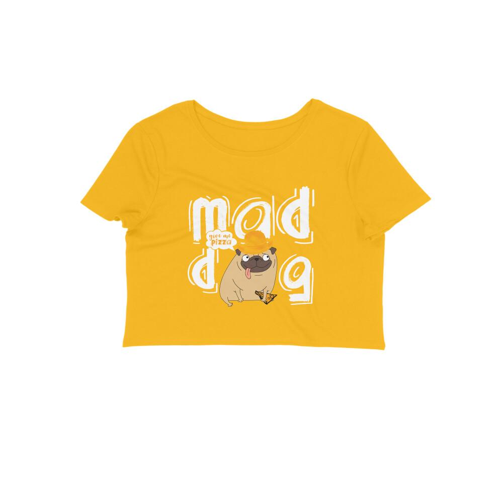 Stepevoli Clothing - Crop Top (Women) - Pizza Pug (10 Colours)