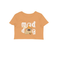 Stepevoli Clothing - Crop Top (Women) - Pizza Pug (10 Colours)