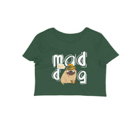 Stepevoli Clothing - Crop Top (Women) - Pizza Pug (10 Colours)
