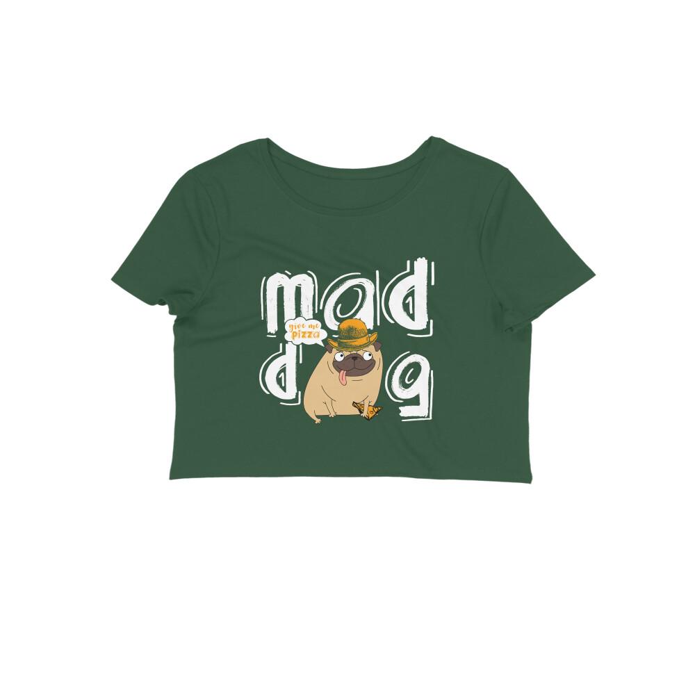 Stepevoli Clothing - Crop Top (Women) - Pizza Pug (10 Colours)