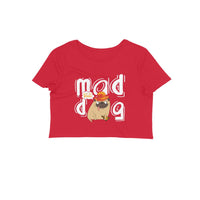 Stepevoli Clothing - Crop Top (Women) - Pizza Pug (10 Colours)