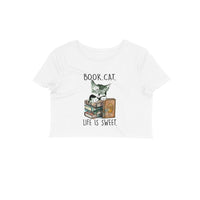 Stepevoli Clothing - Crop Top (Women) - Nerdy Kitty (11 Colours)