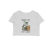 Stepevoli Clothing - Crop Top (Women) - Nerdy Kitty (11 Colours)