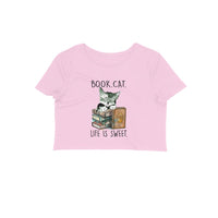 Stepevoli Clothing - Crop Top (Women) - Nerdy Kitty (11 Colours)