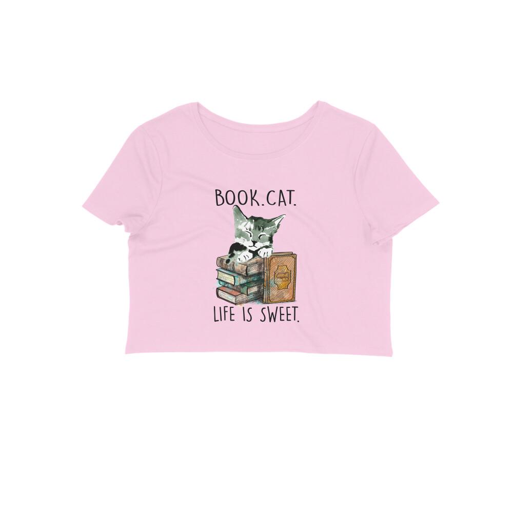 Stepevoli Clothing - Crop Top (Women) - Nerdy Kitty (11 Colours)