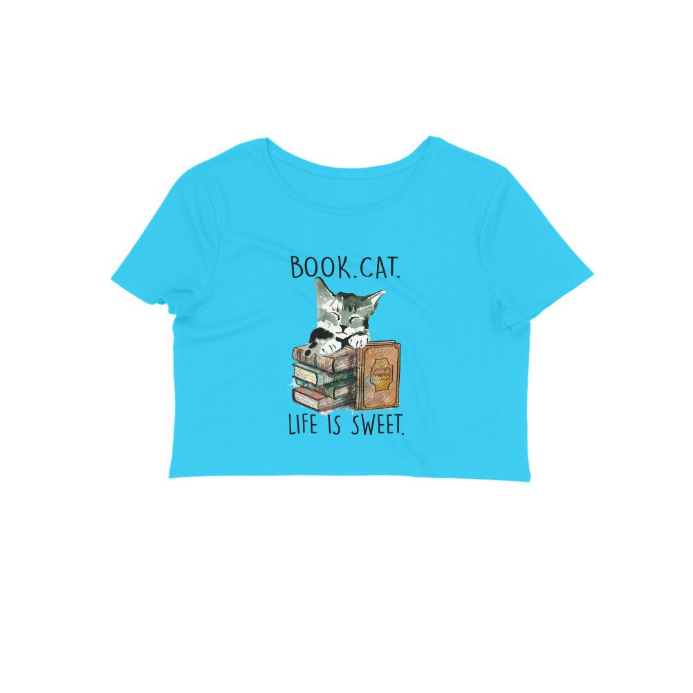 Stepevoli Clothing - Crop Top (Women) - Nerdy Kitty (11 Colours)