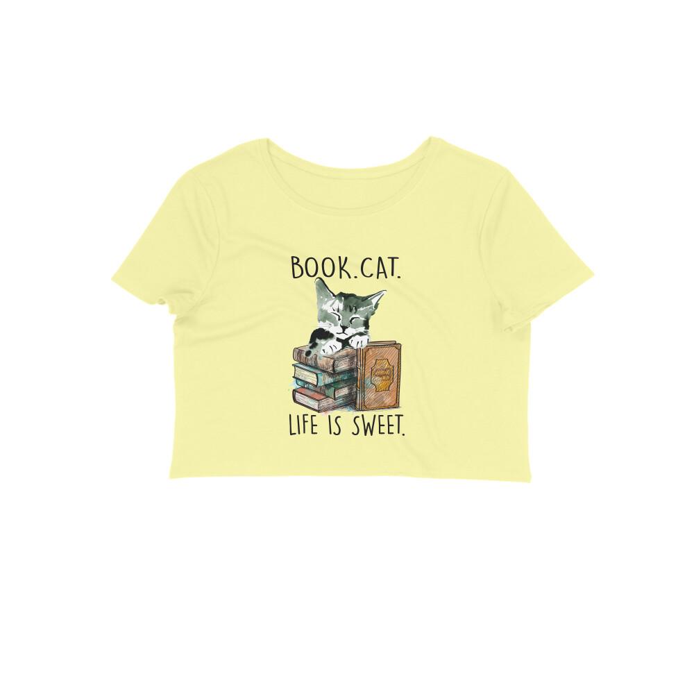 Stepevoli Clothing - Crop Top (Women) - Nerdy Kitty (11 Colours)