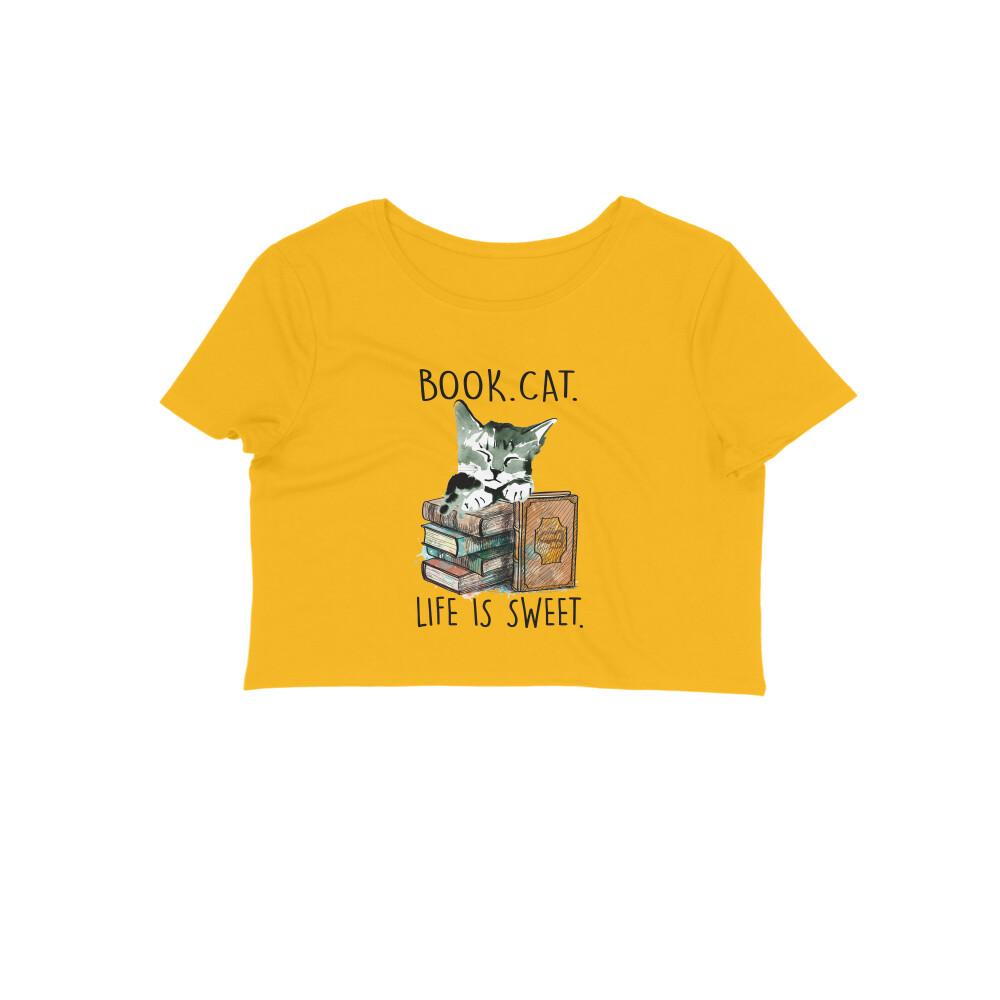 Stepevoli Clothing - Crop Top (Women) - Nerdy Kitty (11 Colours)