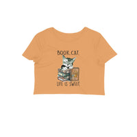 Stepevoli Clothing - Crop Top (Women) - Nerdy Kitty (11 Colours)