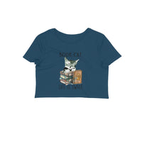 Stepevoli Clothing - Crop Top (Women) - Nerdy Kitty (11 Colours)