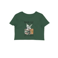 Stepevoli Clothing - Crop Top (Women) - Nerdy Kitty (11 Colours)