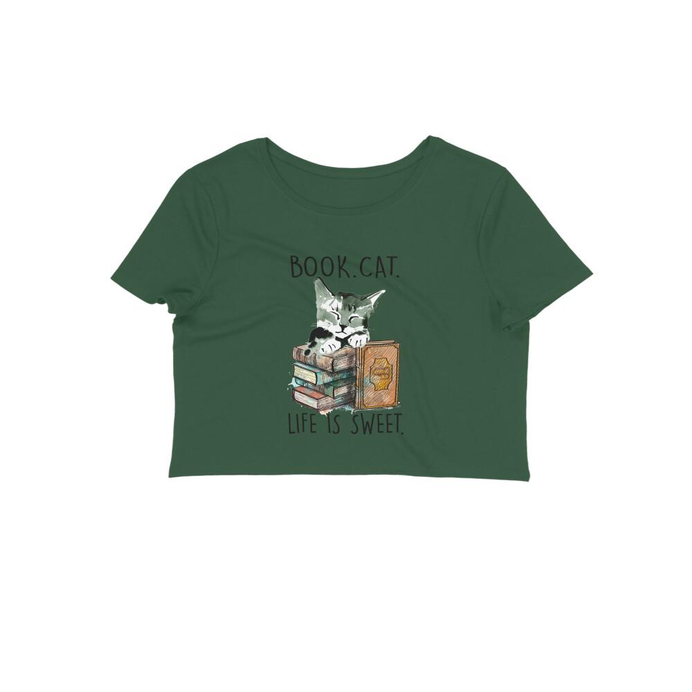 Stepevoli Clothing - Crop Top (Women) - Nerdy Kitty (11 Colours)