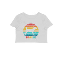 Stepevoli Clothing - Crop Top (Women) - Beagle Sunset (9 Colours)