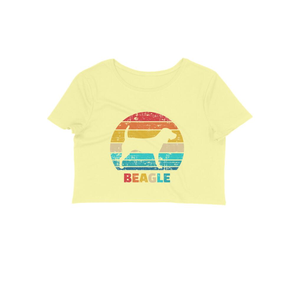 Stepevoli Clothing - Crop Top (Women) - Beagle Sunset (9 Colours)