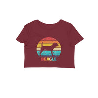 Stepevoli Clothing - Crop Top (Women) - Beagle Sunset (9 Colours)