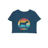 Stepevoli Clothing - Crop Top (Women) - Beagle Sunset (9 Colours)