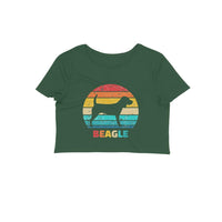 Stepevoli Clothing - Crop Top (Women) - Beagle Sunset (9 Colours)