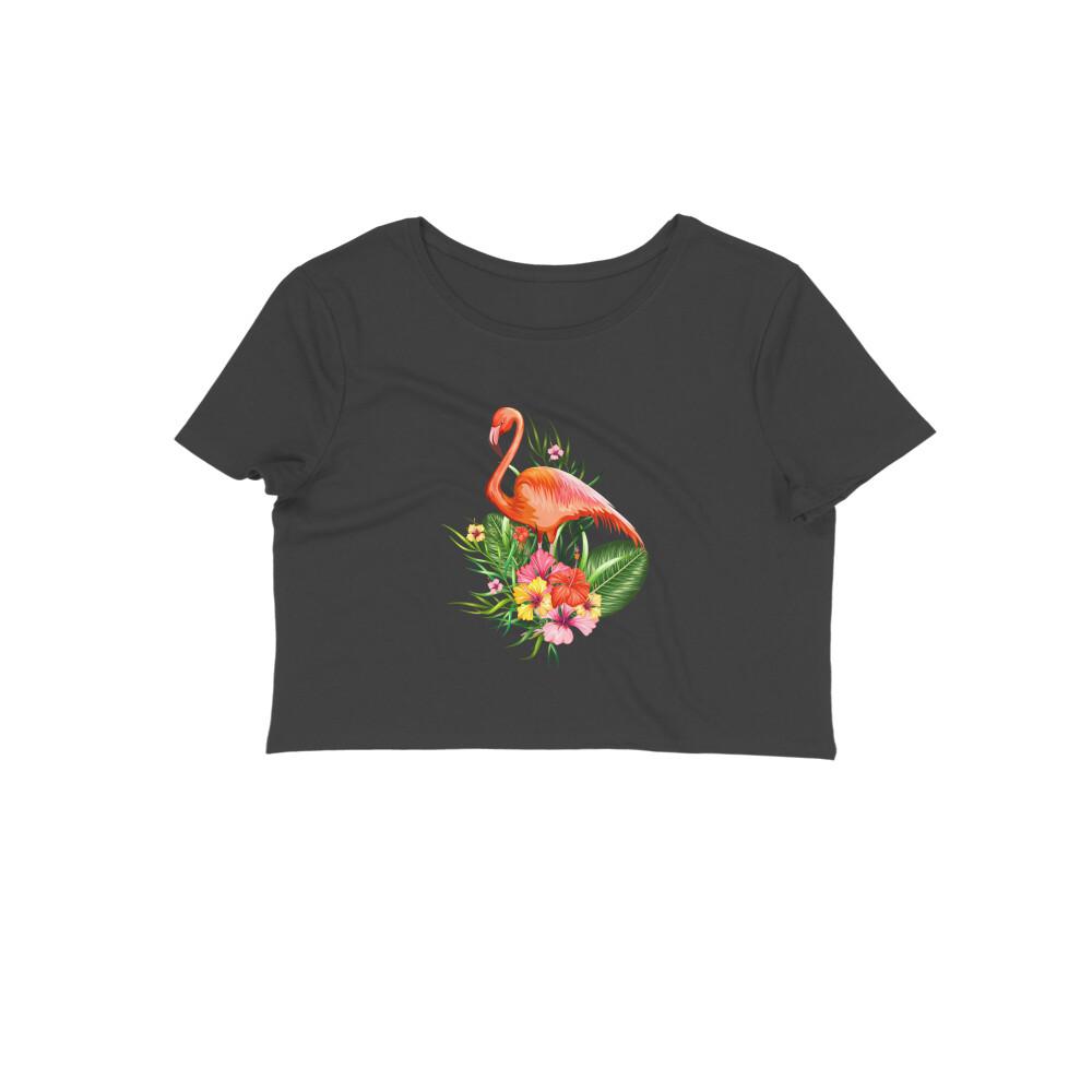 Stepevoli Clothing - Crop Top (Women) - Fashionable Flamingo (12 Colours)
